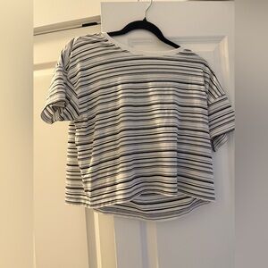 Cates tee Black and White Women's Top